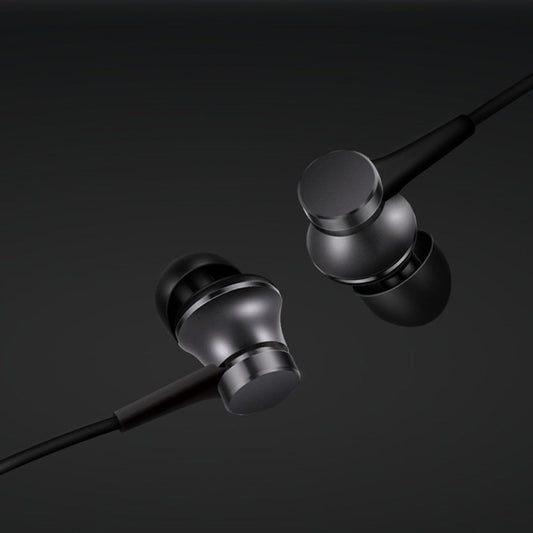 Original Xiaomi Mi In-Ear-Kopfhörer, Basis-Ohrhörer mit Kabelsteuerung + Mikrofon, unterstützt das Annehmen und Ablehnen von Anrufen