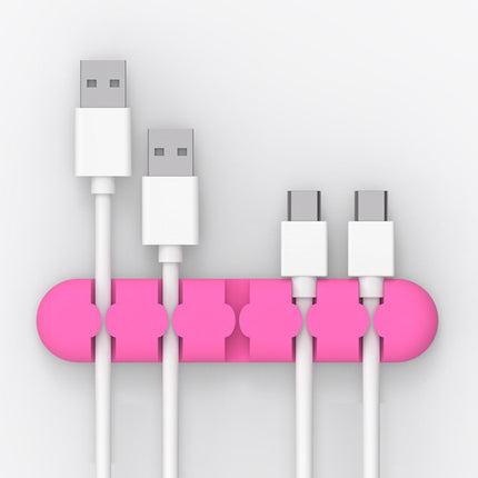 ORICO CBS5 - Organizador de cables de escritorio de silicona, tamaño: 9,6 x 2 x 1,2 cm