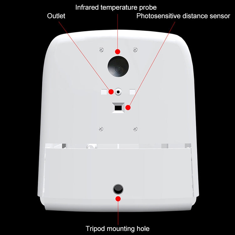 K9 Handsfree Non-contact Body Light-sensitive Distance Sensor Thermometer + 1000ml Automatic Non-contact Liquid Soap Dispenser