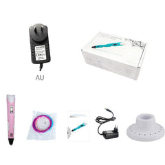 Hand-held 3D Printing Pen, AU Plug, AU Plug