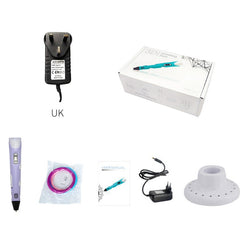 Handgehaltener 3D-Druckstift, UK-Stecker, UK-Stecker
