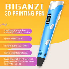 Hand-held 3D Printing Pen, US Plug, US Plug