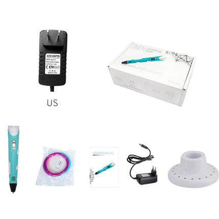 Hand-held 3D Printing Pen, US Plug, US Plug