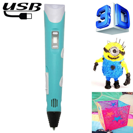 Bolígrafo de impresión 3D portátil, enchufe USB, enchufe USB