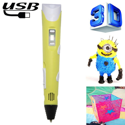 Bolígrafo de impresión 3D portátil, enchufe USB, enchufe USB