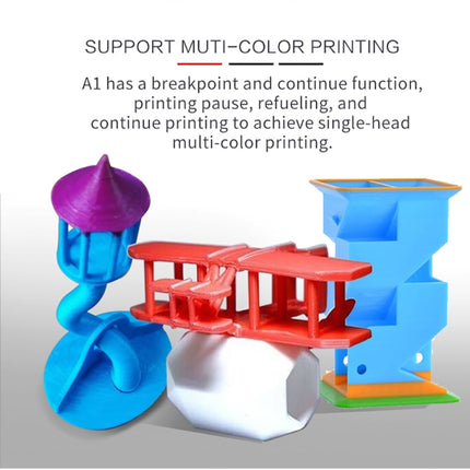 JGAURORA A1 Desktop High Precision Metal Plate Frame Three-Dimensional Physical 3D Printer