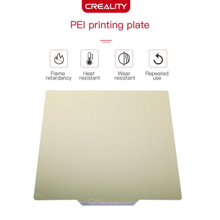 Creality PEI Priting Plate Double-sided PEI Spring Steel Sheet with Magnetic Base for Ender-3 3D Printer Part