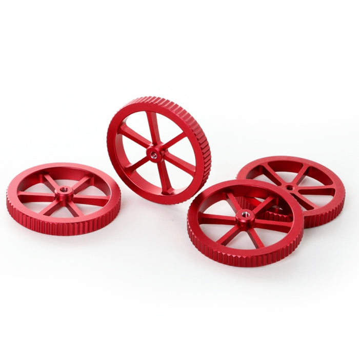 Creality Metall-Nivelliermutter, rot, handgeschraubt, für den 3D-Drucker Ender-3 / Ender-3 Pro / Ender-3 V2 / CR-10 Pro V2