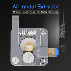 Creality All Metal Silver Block Bowden Extruder Kit for Ender-3 / Ender-3 Pro / Ender-3 V2 / CR-10 Pro V2 3D Printer