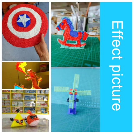 Cable PCL de baja temperatura de 1,75 mm y 5 m Consumibles para bolígrafo de impresión 3D, PCL de 5 m