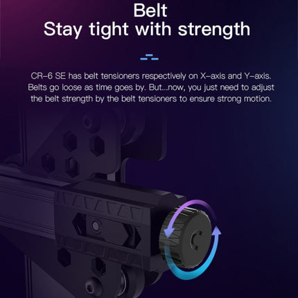 CREALITY CR-6 SE 350W Intelligent Leveling-free DIY 3D Printer, Print Size : 23.5 x 23.5 x 25cm, EU Plug