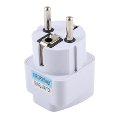 Portable Universal UK Plug to EU Plug Power Socket Travel Charger Adapter with Fuse