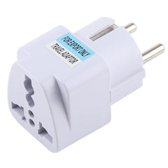 Portable Universal UK Plug to EU Plug Power Socket Travel Charger Adapter with Fuse