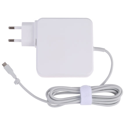 87W USB-C / Type-C Power Adapter Portable Charger with 1.8m Charging Cable, EU Plug