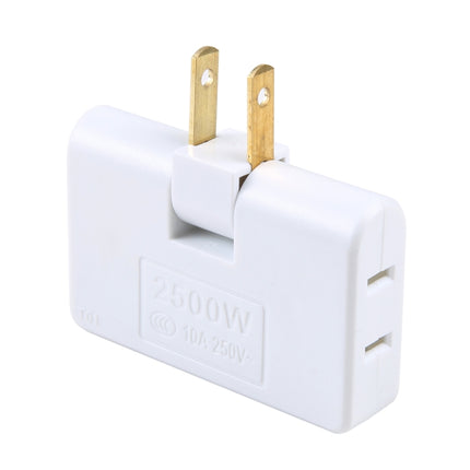 1 to 3 15A 180 Degrees Rotation Extension Multi Plug Mini Slim Wireless Outlet Socket, US Plug, AC 110-220V