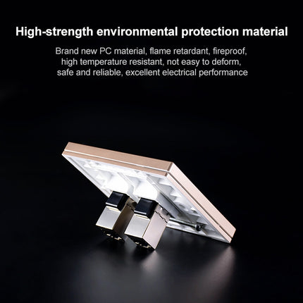 CAT.6 Shielded Pass-through Network Module, Single Port Panel + Shielded Pass-through, Single Port Panel+Shielded Pass-through