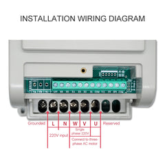 AT1-0450X 0.45KW 220V Single-phase Input Three-phase Output Inverter Motor Governor