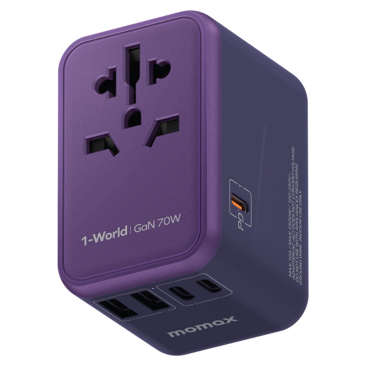 MOMAX 1-World UA8 PD 70W Schnellladegerät Netzteil, UA8