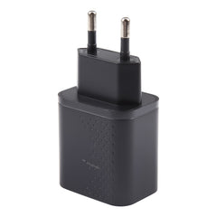 PD 20W USB-C/Type-C+QC 3.0 USB Ports Dot Pattern Travel Charger, EU Plug, EU Plug