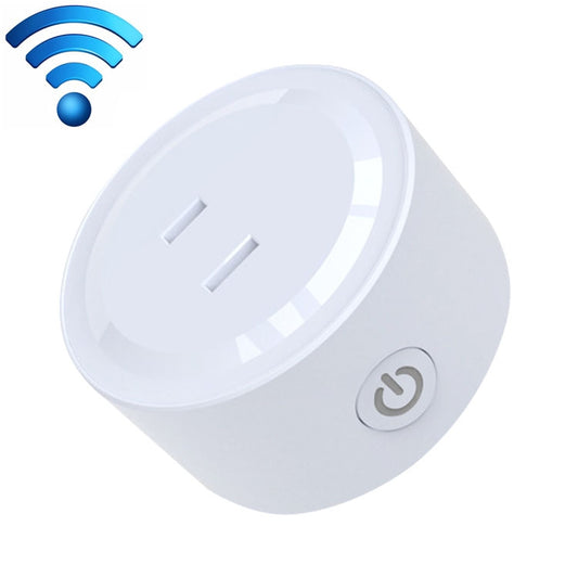 10A runder WiFi-Ministecker, APP-Fernbedienung, Timer-Smart-Steckdose, unterstützt Alexa und Google Home, AC 100-240 V, JP-/US-Stecker