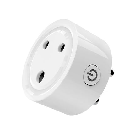 Mini enchufe inteligente WiFi de 10 A, enchufe pequeño de Sudáfrica/India, interruptor temporizador con control remoto, adaptador de corriente eléctrica con Alexa