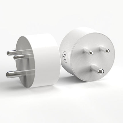 Mini enchufe inteligente WiFi de 10 A, enchufe pequeño de Sudáfrica/India, interruptor temporizador con control remoto, adaptador de corriente eléctrica con Alexa