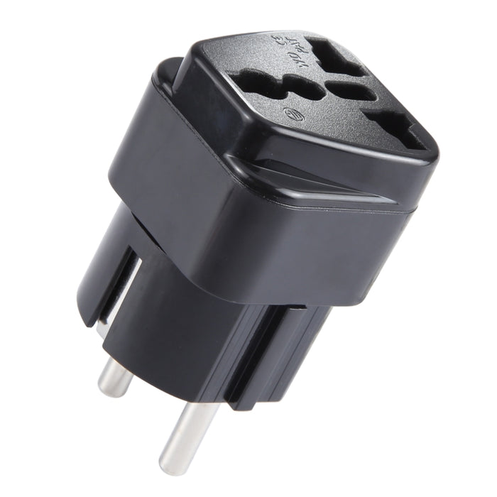 Tragbarer Universal-Reiseladegerät-Adapter mit UK-Stecker auf EU-Stecker, Steckdose mit Sicherung, UK auf EU