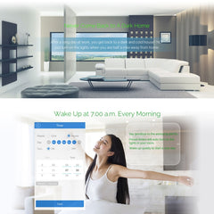 WS-US-02 EWeLink APP & Touch Control 2A 2 Gangs Tempered Glass Panel Smart Wall Switch, AC 90V-250V, US Plug, 2 Gangs