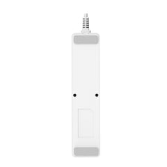C198B 2 USB Ports + 3 US Sockets WiFi Smart Power Plug Socket, Compatible with Alexa and Google Home, AC 110V-240V, US Plug, Black, White