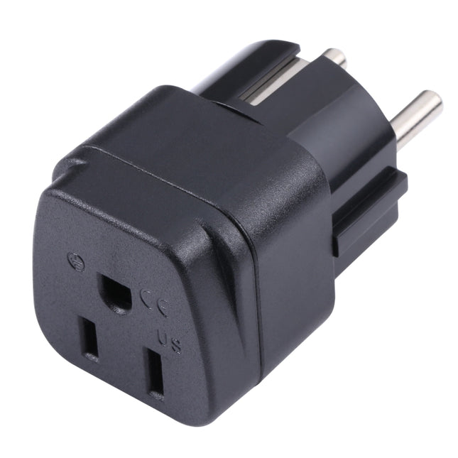 Portable Three-hole US to UK Plug Socket Power Adapter, US to EU, US to UK
