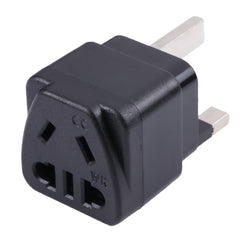 Portable Universal Five-hole WK to UK Plug Socket Power Adapter with Fuse, WK to UK with Fuse