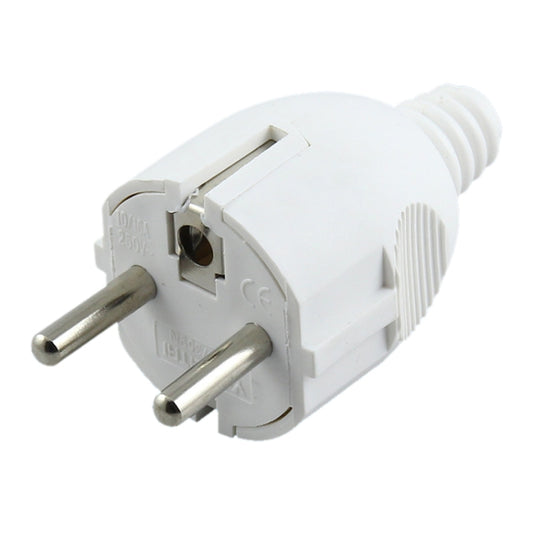 Side Wiring Tripolar Power Plug, EU Plug