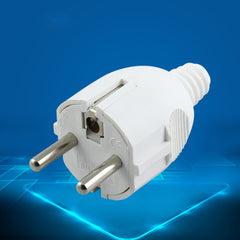 Side Wiring Tripolar Power Plug, EU Plug