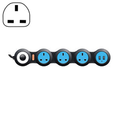 Charging Plug-in Wiring Board Creative Rotary Towline Board 13A Deformed Socket with USB, UK Plug, 4-Bit Socket