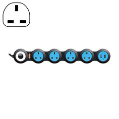 Charging Plug-in Wiring Board Creative Rotary Towline Board 13A Deformed Socket with USB, UK Plug, 5-Bit Socket, 5-Bit Socket with USB