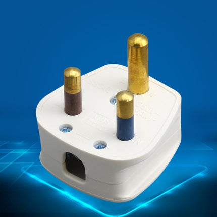 Three Pin Cylinder 15A Power Plug, UK Plug