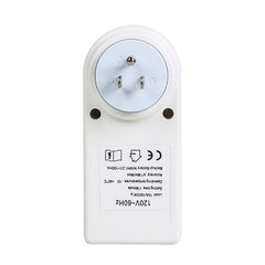 AC 120V Smart Home Plug-in LCD Display Clock Summer Time Function 12/24 Hours Changeable Timer Switch Socket, US Plug, AC 120V US Plug