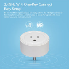 NEO NAS-WR06W WiFi US Smart Power Plug, mit Fernbedienung zum Ein- und Ausschalten des Geräts über App und Timing-Funktion, NEO NAS-WR06W