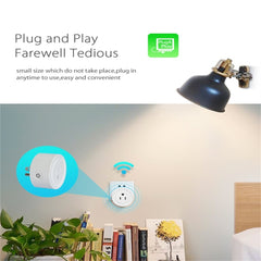 NEO NAS-WR06W WiFi US Smart Power Plug, mit Fernbedienung zum Ein- und Ausschalten des Geräts über App und Timing-Funktion, NEO NAS-WR06W