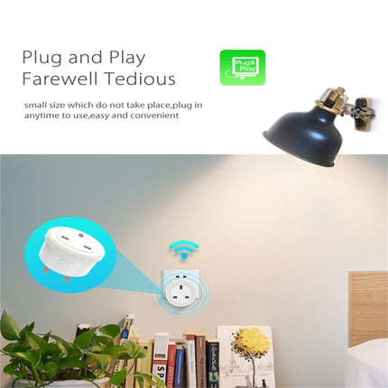 NEO NAS-WR03W WiFi UK Smart Power Plug,with Remote Control Appliance Power ON/OFF via App & Timing function, NAS-WR03W