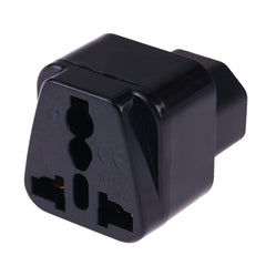 Portable Universal Socket to C14 Male Plug UPS PDU APC Computer Server Power Adapter Travel Charger, C14 Adapter, C14 Plug