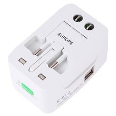 110-250V Multi-function Travel Universal Converter with Dual USB Interfaces, EU / UK / US / AU Plug