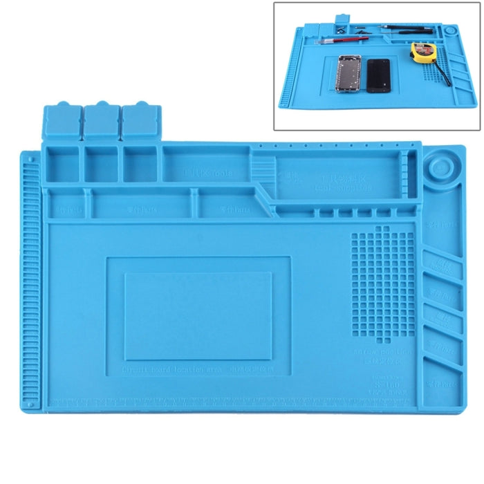 Maintenance Platform Anti-static Anti-slip High Temperature Heat-resistant Repair Insulation Pad Silicone Mats, Size: 45cm x 30cm, S-160 (45cm x 30cm)