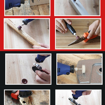 WLXY P-800 80 in 1 Mini Electric Drill Grinder Set, 110V-240V, US Plug