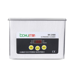 BAKU BK-2400 35W 0.8L LCD Display Ultrasonic Cleaner, AC 220V, BK-2400 35W 0.8L 220V