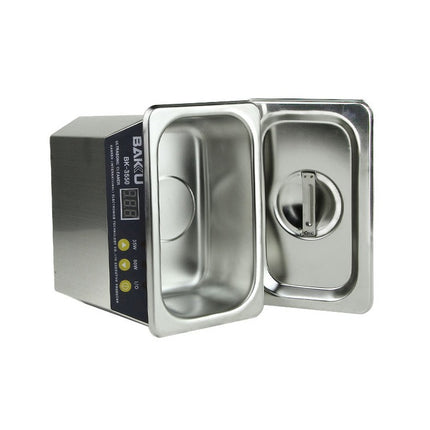 BAKU BK-3550 35W / 50W Adjustable 0.8L LCD Display Ultrasonic Cleaner, AC 220V, EU Plug, BK-3550 35W / 50W 0.8L 220V
