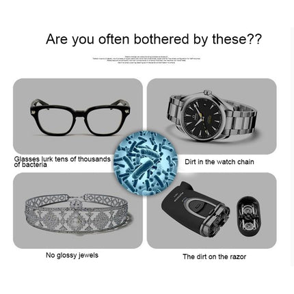 BAKU BK-3550 35W / 50W Adjustable 0.8L LCD Display Ultrasonic Cleaner, AC 220V, EU Plug, BK-3550 35W / 50W 0.8L 220V