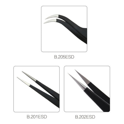 BEST BST-202ESD  Best electronic hand tool tweezers, BST-202ESD