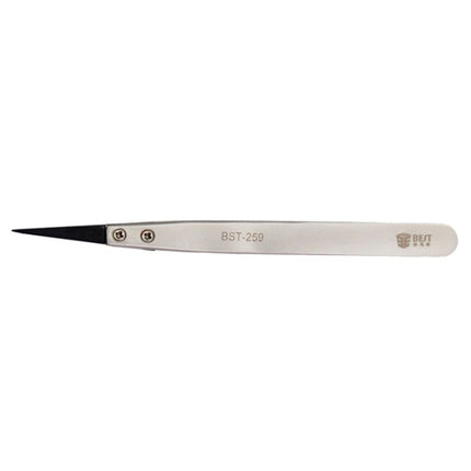 BEST BST-259 Stainless Steel Snti Static Tweezer, BST-259