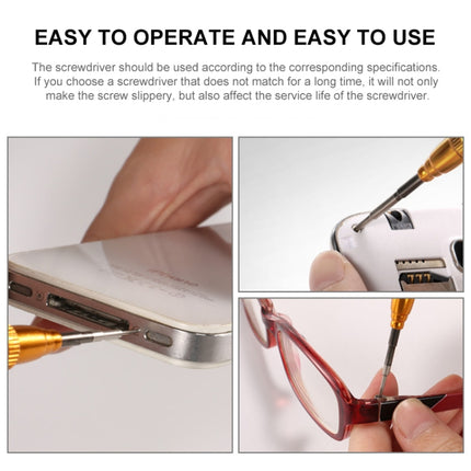 JF-658-0.8 Metal Mobile Phone Repair Tool Five Star Screwdriver, 0.8 Pentalobe